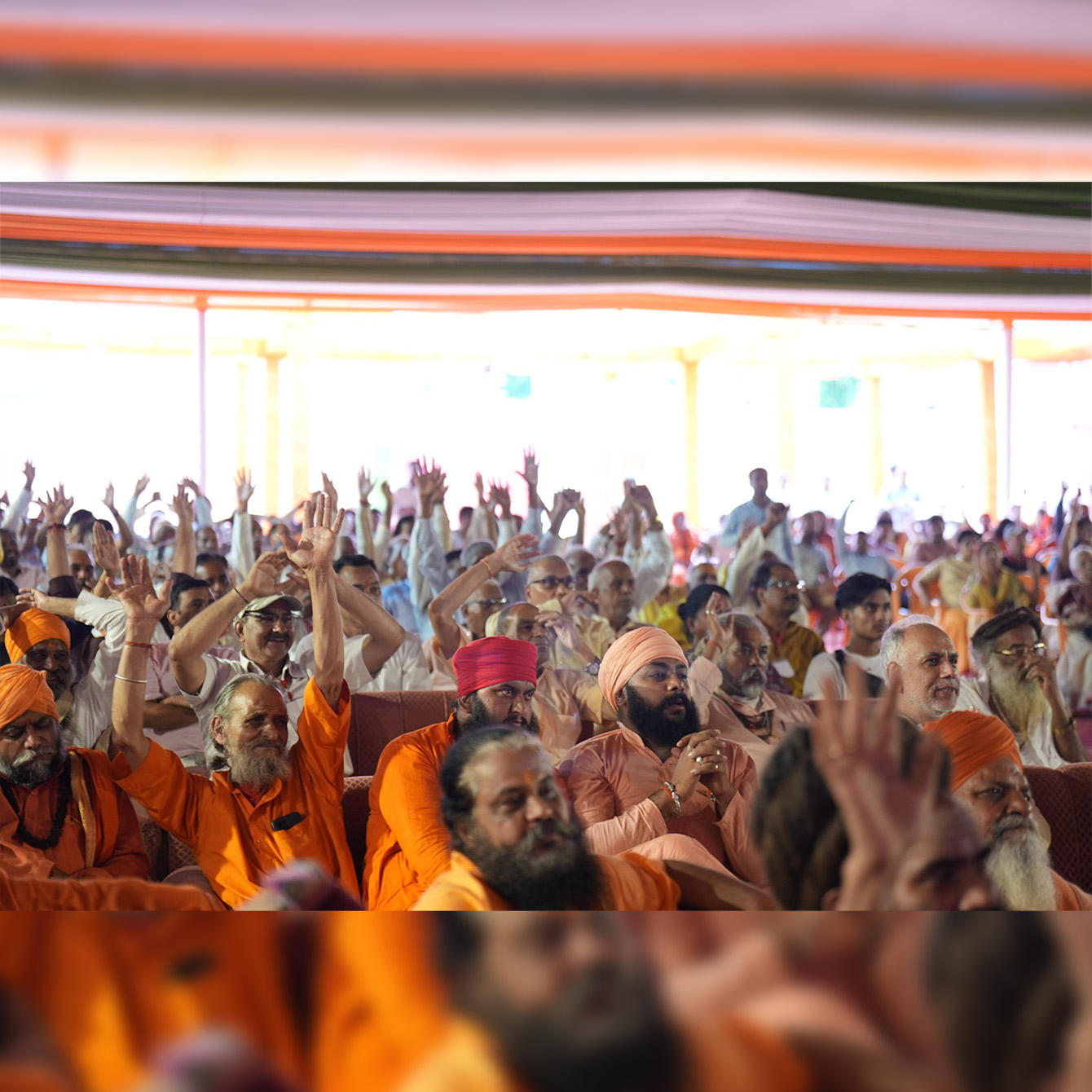 Avdheshanand ji Maharaj at bharat mata mandir event 03